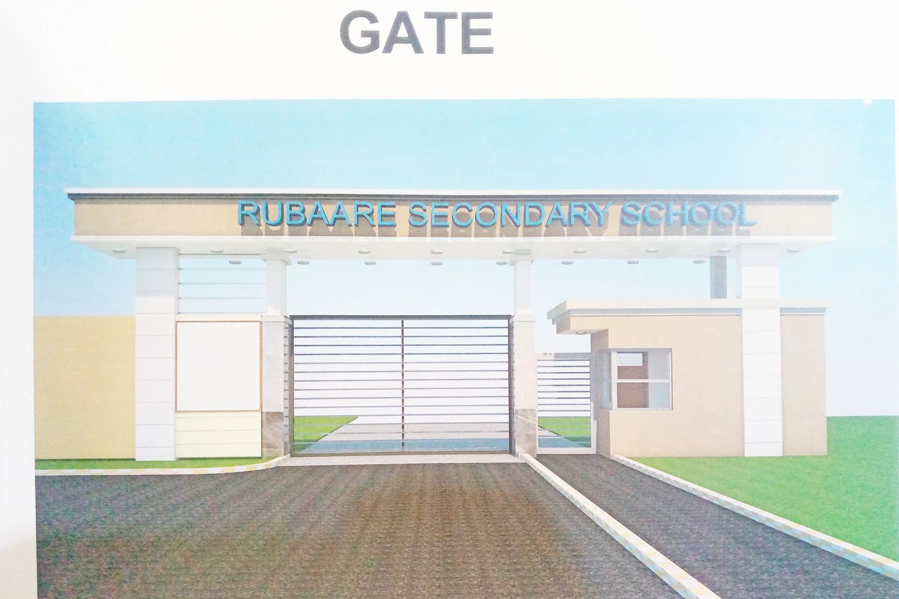 Master plan render labelled Gate.